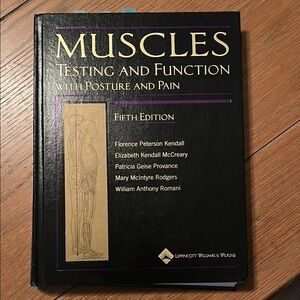 Muscles Testing and Function Book physical therapy 5th edition Kendall McCreary